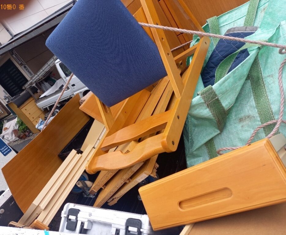 椅子、学習机の回収・処分ご依頼　お客様の声